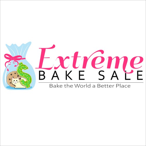 Design an Extreme Logo for the Extreme Bake Sale! 