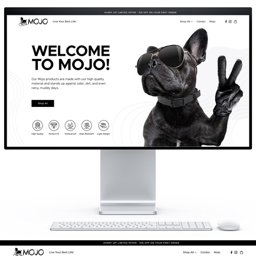Mojo Pet Products Website