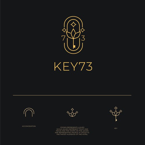 Logo concept for the Luxury Accommodation.
