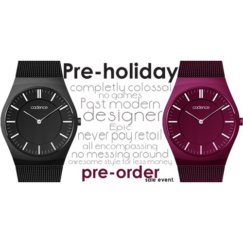 Pre-holiday pre-order sales event