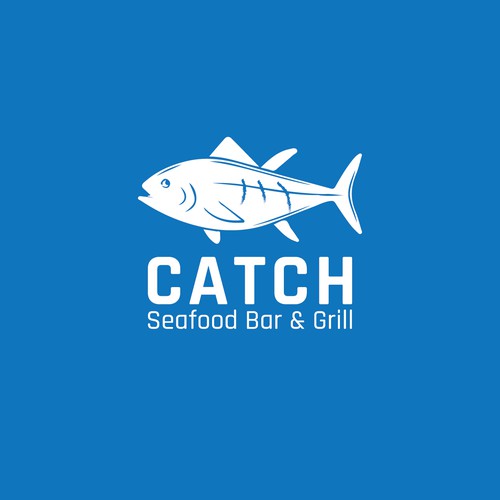 Logo for CATCH, a seafood & grill restaurant 