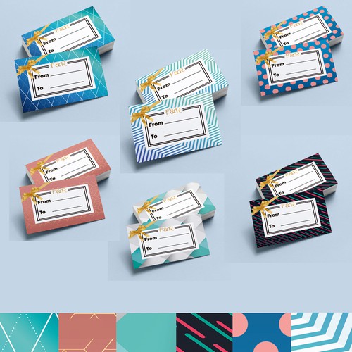 Tarjetas básicas de obsequio (basic gift cards)