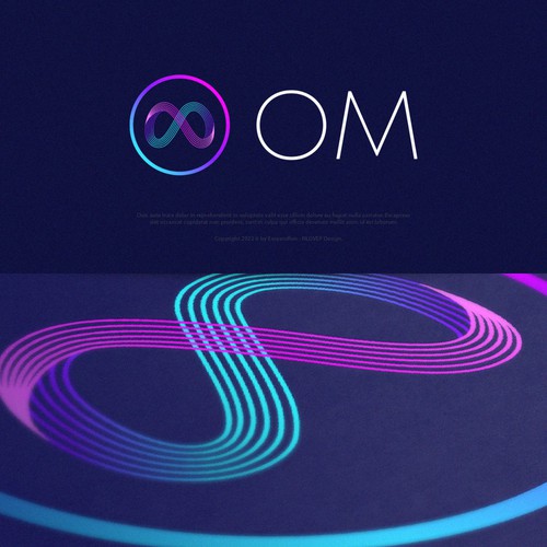 Futuristic Logo Concept 4 'OM'
