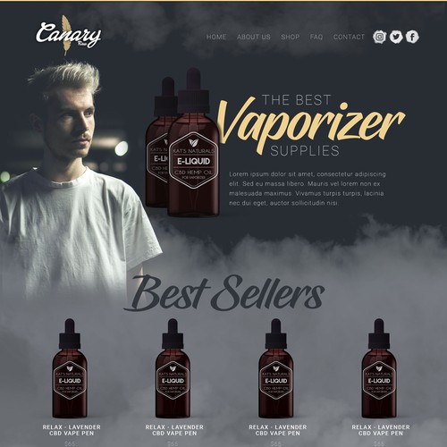 Webdesign - Vaporizer