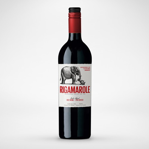 Rigamarole Wine label redesign