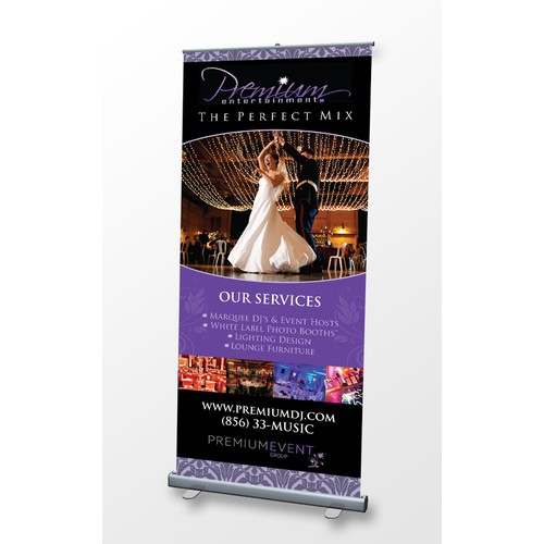 Wedding & Event Service: Design Retractable Banner for Trade Shows
