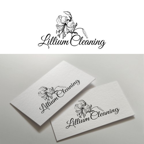 Logo for cleaning company