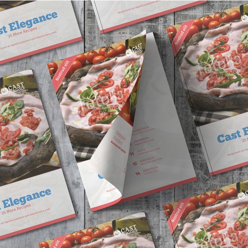 Recipe Book Concept for Cast Elegance