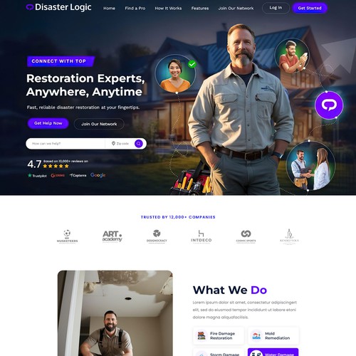 modern platform for the disaster restoration industry