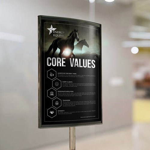 Energy Equine Core Values Project