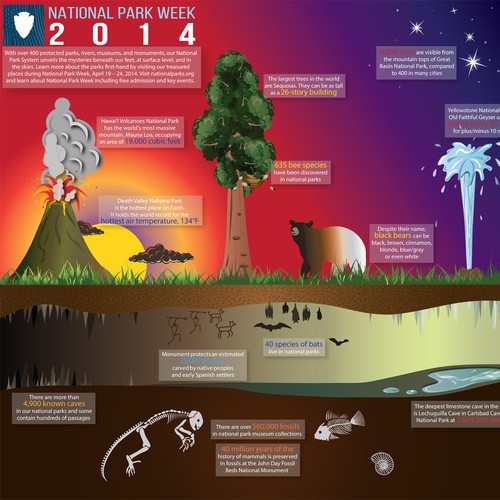 National Park Week 2014 Infographic