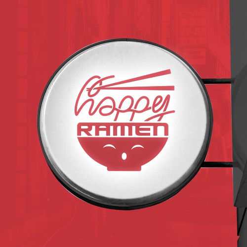 Ramen Take Away Logo "Happy Ramen"