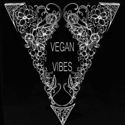 design for vegan vibes t-shirt