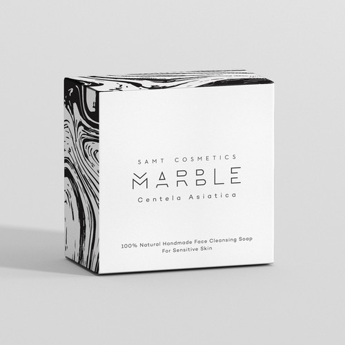 Packaging for luxury hand made face soap