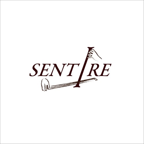 大人のチェロアンサンブル　「Sentire」のロゴデザイン