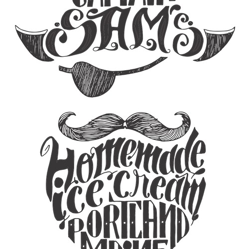 Create vintage lettering design for a Maine business