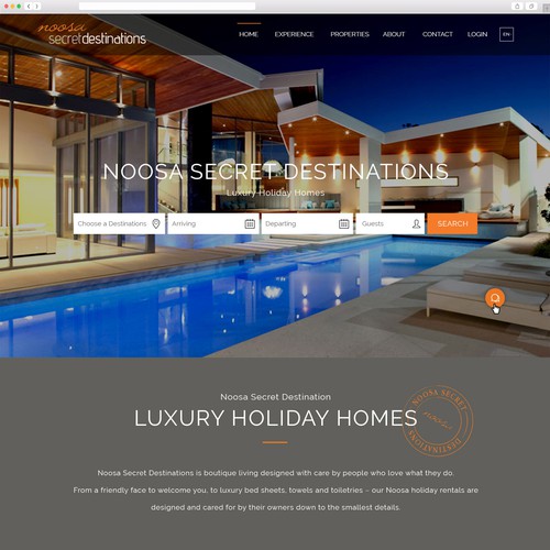 Luxury Accomodation Website