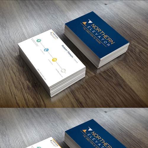 Northern Elevator Business Card Custom Design