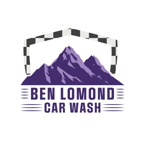 Ben Lomond Car Wash. Logo design.