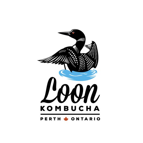 Slick design for the final round of loon kombucha competition 