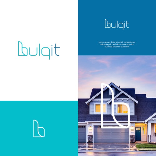 Bulqit Real Estate Industry Logo Design