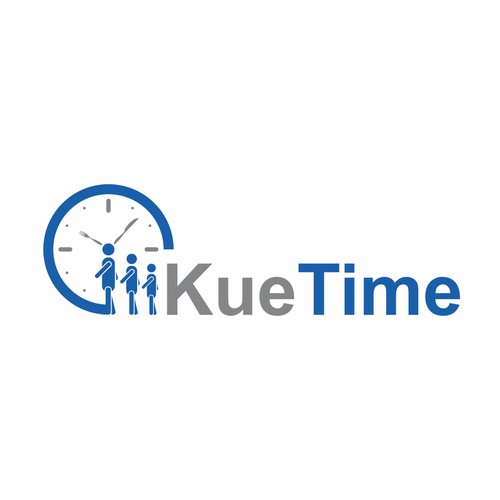 Create a modern logo for KueTime!