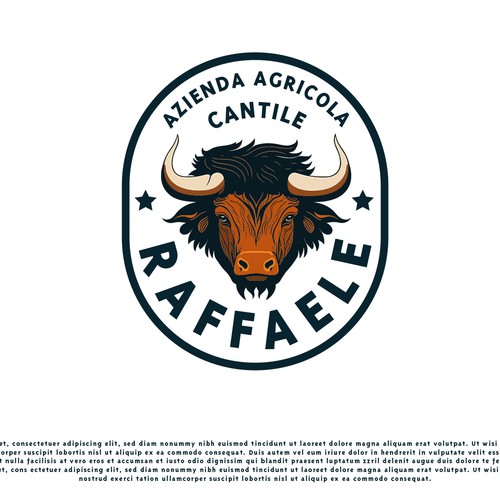 Cattle arm logo design