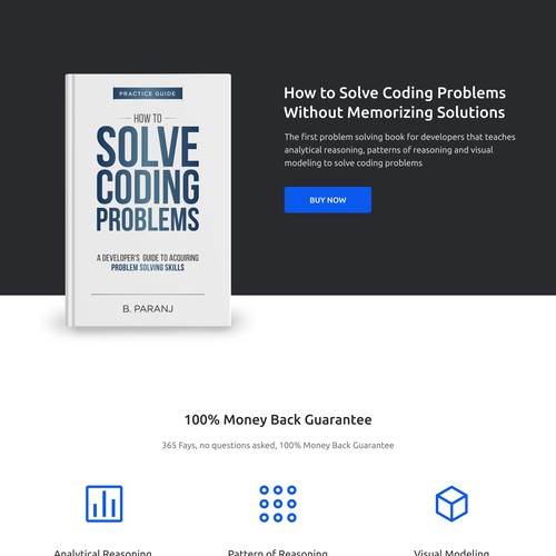Coding Practice Guide Home Page Design