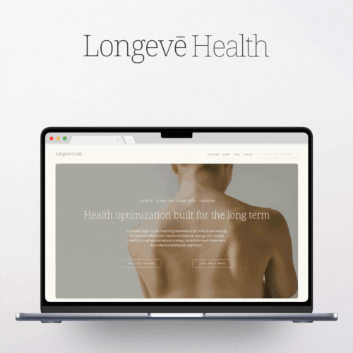 Longevē Health Website