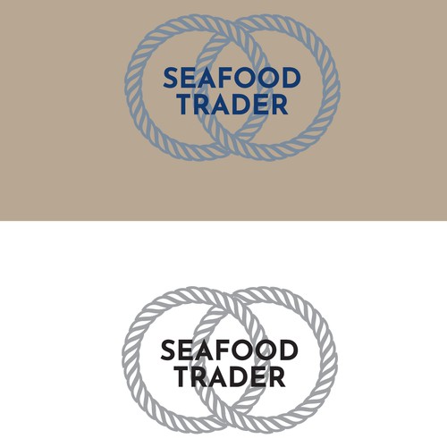 Nautical themed logo for a seafood distributor