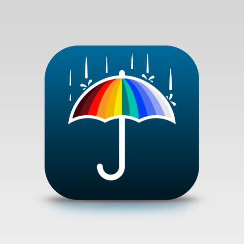Unique icon for a weather app