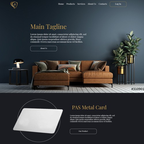 Elegant design for a financial firm