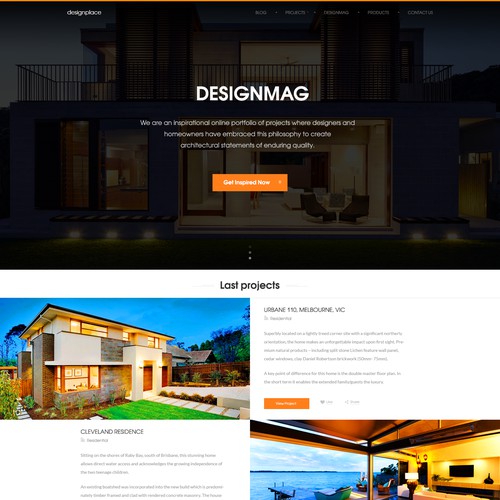 Inspirational Website Design For DesignPlace.com.au