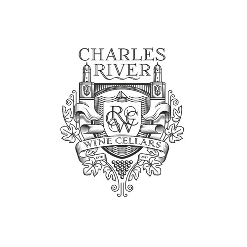 Logo concept for winery