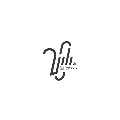 20th Anniversaary  PB Logo Design