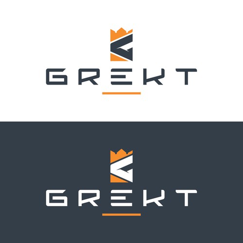 Active eye catching logo for Grekt