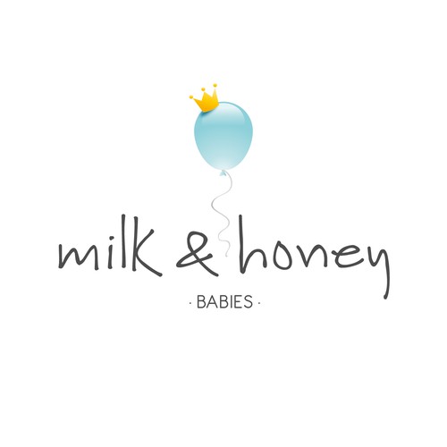 Create a logo that is modern, sleek yet playful for a luxury babyboutique. 
