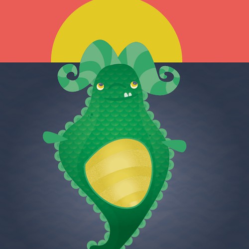 Create three characters for a children's book: Dad, kid & lake monster (think Ugly Doll, Olivia Pig)