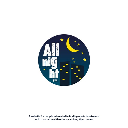 Logo for night FM