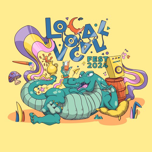 Logo Artwork for Local Vocal Fest 2024