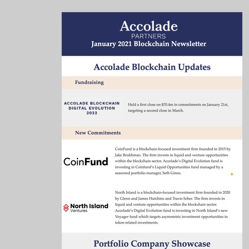 Accolade Partners Blockchain Email Template