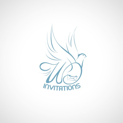 logo for White Dove Invitations (artisanal stationary) OR White Dove artisanal invitations & stationary 