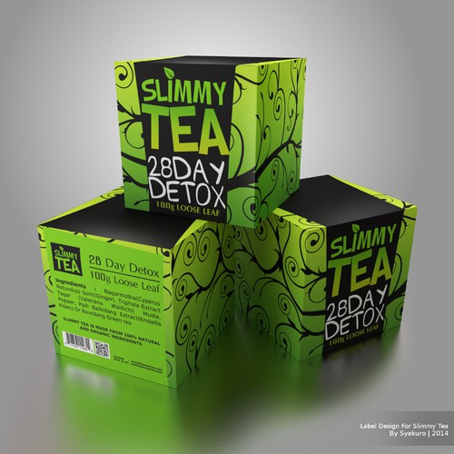 DESIGN A NEW TEA PACKAGING LABEL FOR SLIMMY TEA