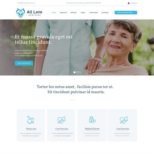 Home Healthcare business needs logo and website