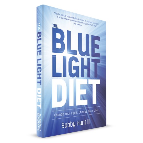 Winning entry for a diet book - The Blue Light Diet