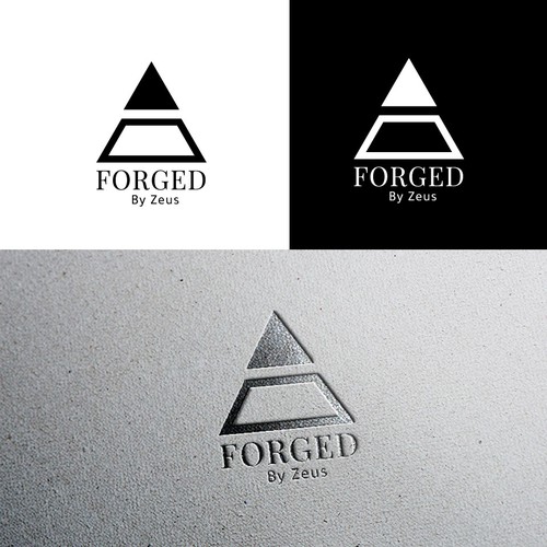 MEN's jewelry logo design ( FORGED)