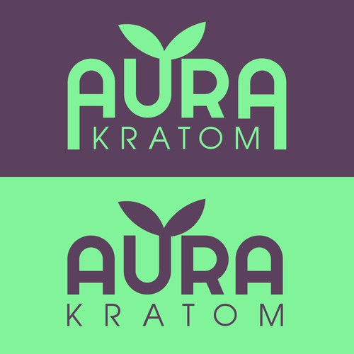 Natural food and drink logo
