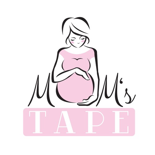 Logo for expectant mother's needing Kinesiology tape