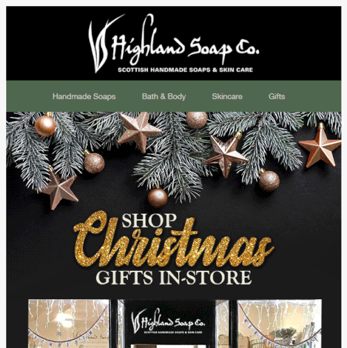 Email marketng campaign for the Cristmas