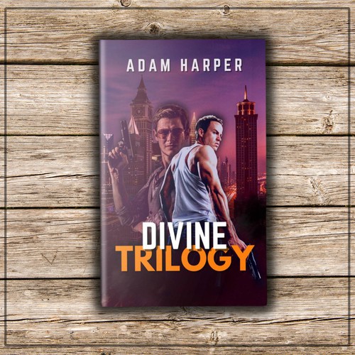 Divine trilogy book cover design